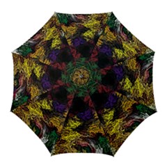 Abstract Painting Colorful Golf Umbrellas by Wegoenart