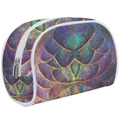 Dragon Fractal Pattern Texture Make Up Case (large) by Wegoenart