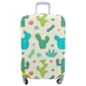 Cactus Succulent Floral Seamless Pattern Luggage Cover (Medium) View1