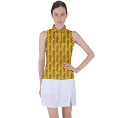 Yellow Lemon Branches Garda Women s Sleeveless Polo Tee by ConteMonfrey