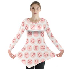 All Zodiac Signs Long Sleeve Tunic  by ConteMonfrey