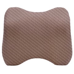 Terracotta Knit Velour Head Support Cushion by ConteMonfrey