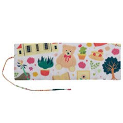 Girly Universe Roll Up Canvas Pencil Holder (m) by ConteMonfrey