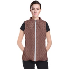 Terracotta Straw - Country Side  Women s Puffer Vest by ConteMonfrey