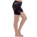 Geometric Pattern Recycle Bin Lightweight Velour Yoga Shorts View3