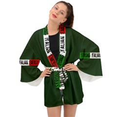 Strong Italian Energy Long Sleeve Kimono by ConteMonfrey