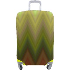 Zig Zag Chevron Classic Pattern Luggage Cover (large) by Celenk