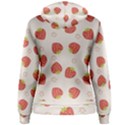 Strawberries Pattern Design Women s Pullover Hoodie View2