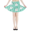 Elegant Swan Seamless Pattern Mini Flare Skirt View3