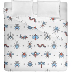 Insect Icon Seamless Pattern Duvet Cover Double Side (king Size) by Wegoenart