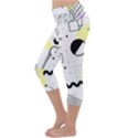 Graphic-design-geometric-background Lightweight Velour Capri Yoga Leggings View2