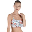 Seamless-vector-pattern-with-watermelons-mint Layered Top Bikini Top  View1