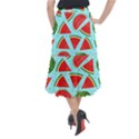 Blue Watermelon Midi Mermaid Skirt View2