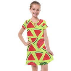 Pastel Watermelon   Kids  Cross Web Dress by ConteMonfrey