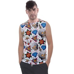 Full Color Flash Tattoo Patterns Men s Regular Tank Top by Wegoenart