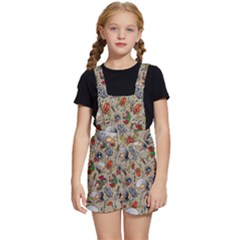 Tattoo Pattern Kids  Short Overalls by Wegoenart