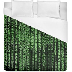 Matrix Technology Tech Data Digital Network Duvet Cover (king Size) by Wegoenart