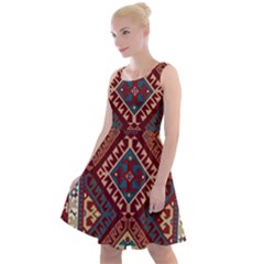 Armenian Carpet Knee Length Skater Dress by Gohar