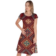 Armenian Carpet Classic Short Sleeve Dress by Gohar