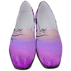 Abstract Nature Landscape Illustration Sky Clouds Women s Classic Loafer Heels by Wegoenart