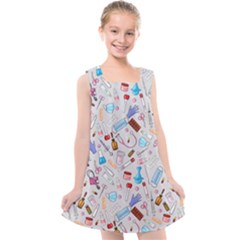 Medical Devices Kids  Cross Back Dress by SychEva