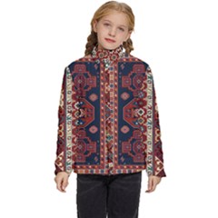 Armenian Old Carpet  Kids  Puffer Bubble Jacket Coat by Gohar