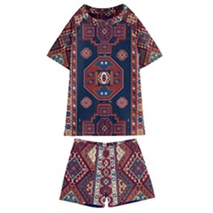 Armenian Old Carpet  Kids  Swim Tee And Shorts Set by Gohar