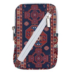 Armenian Old Carpet  Belt Pouch Bag (small) by Gohar