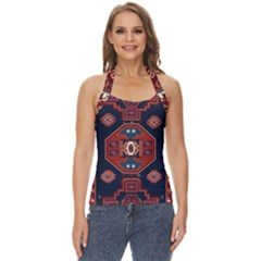 Armenian Old Carpet  Basic Halter Top by Gohar