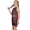 Armenian Old Carpet  Kids  Halter Collar Waist Tie Chiffon Dress View2