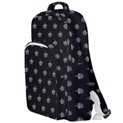 Royalty Crown Graphic Motif Pattern Double Compartment Backpack by dflcprintsclothing