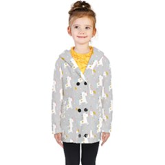 Cute Unicorns Kids  Double Breasted Button Coat by ConteMonfrey