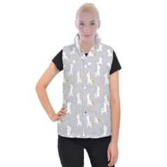 Cute Unicorns Women s Button Up Vest by ConteMonfrey