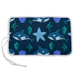 Whale And Starfish  Pen Storage Case (s) by ConteMonfrey