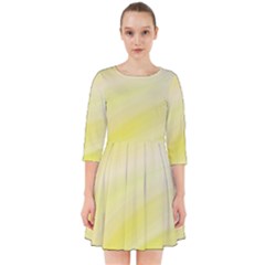 Gradient Green Yellow Smock Dress by ConteMonfrey