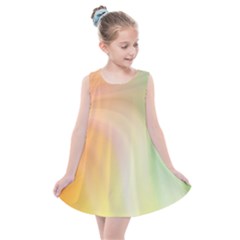 Gradient Orange, Green - Colors Fest Kids  Summer Dress by ConteMonfrey