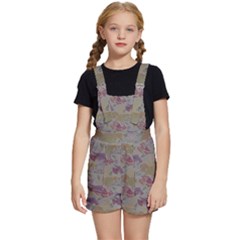 Pattern Armenian Birds Kids  Short Overalls by Gohar