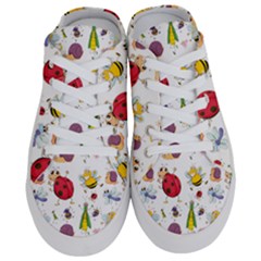 Cute Cartoon Insects Seamless Background Half Slippers by Jancukart