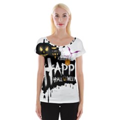 Happy Halloween Cap Sleeve Top by Jancukart