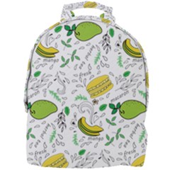 Hamburger With Fruits Seamless Pattern Mini Full Print Backpack by Jancukart