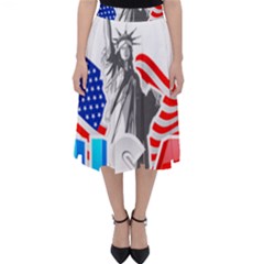 New York City Holiday United States Usa Classic Midi Skirt by Jancukart