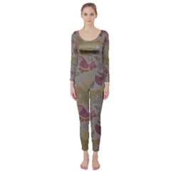 Pattern-tsit Long Sleeve Catsuit by Gohar