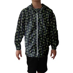 Robot Skull Extreme Close Up Kids  Hooded Windbreaker by dflcprintsclothing