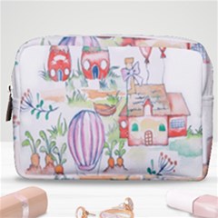 Easter Village  Make Up Pouch (medium) by ConteMonfrey