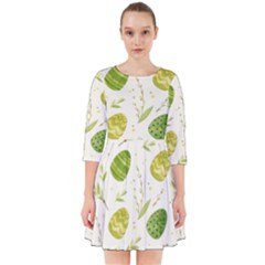 Easter Green Eggs  Smock Dress by ConteMonfrey