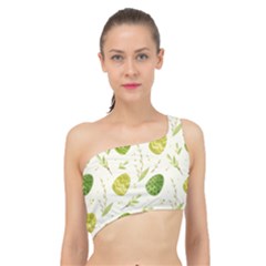 Easter Green Eggs  Spliced Up Bikini Top  by ConteMonfrey
