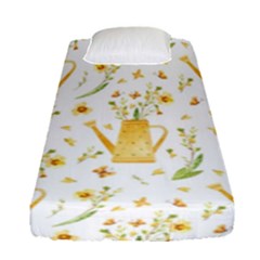 Easter Garden   Fitted Sheet (single Size) by ConteMonfrey