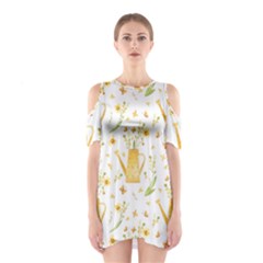 Easter Garden   Shoulder Cutout One Piece Dress by ConteMonfrey