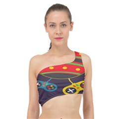 Game Lover Easter - Two Joysticks Spliced Up Bikini Top  by ConteMonfrey