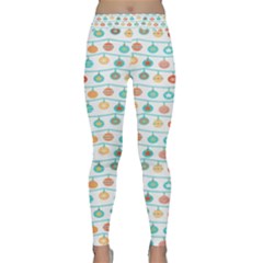 Christmas Textur 02 Classic Yoga Leggings by artworkshop